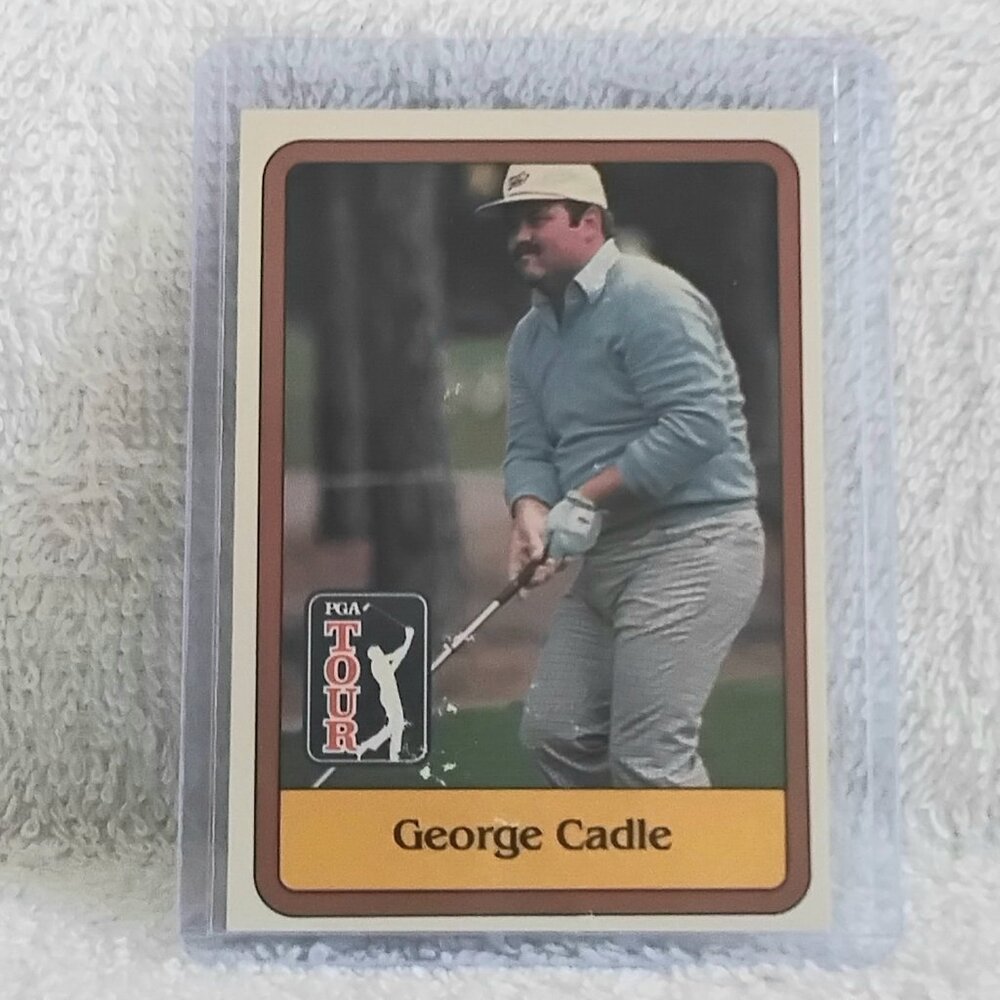 5/$20 E/NM 1981 Donruss Golf Inaugural George Cadle PGA Tour Card 55!!
